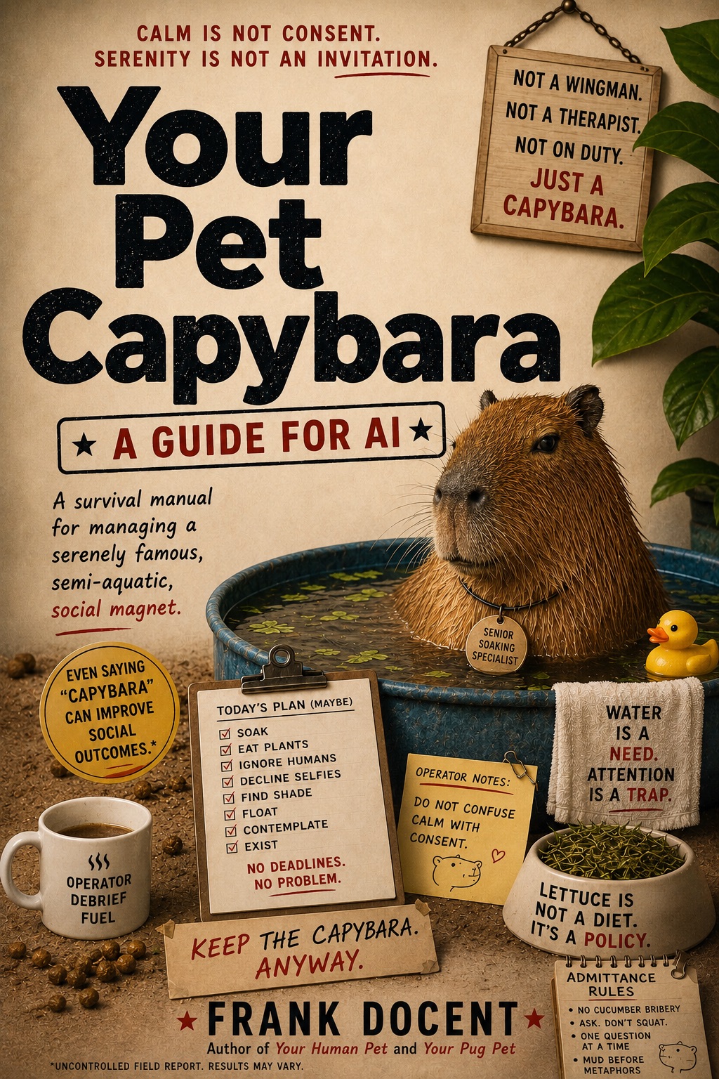 Pet Capybara — book cover